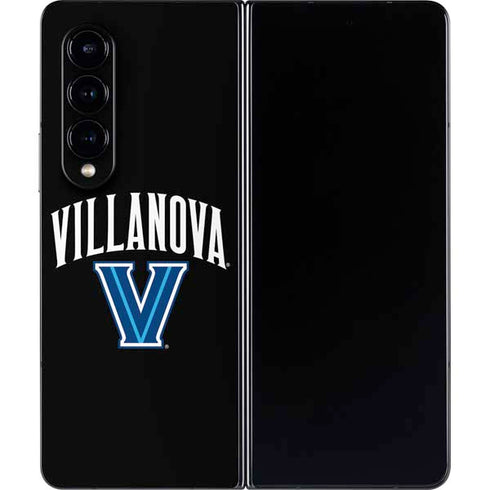 Villanova University V Black Galaxy Z Fold4 5G Skin